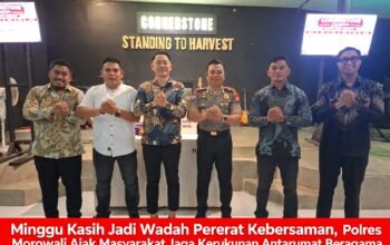 Minggu Kasih Jadi Wadah Kebersamaan, Polres Morowali Ajak Jemaat Jaga Kerukunan dan Kamtibmas