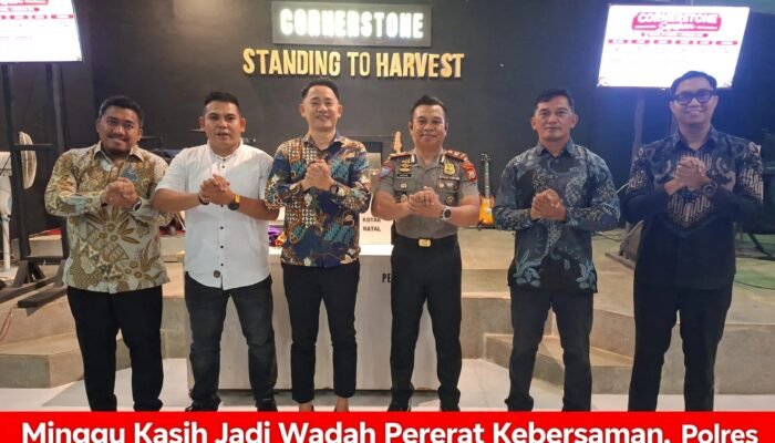 Minggu Kasih Jadi Wadah Kebersamaan, Polres Morowali Ajak Jemaat Jaga Kerukunan dan Kamtibmas