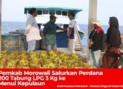 Pemkab Morowali Salurkan Perdana 200 Tabung LPG 3 Kg ke Menui Kepulauan