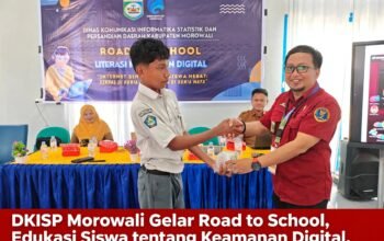DKISP Morowali Gelar Road to School, Edukasi Siswa tentang Keamanan Digital
