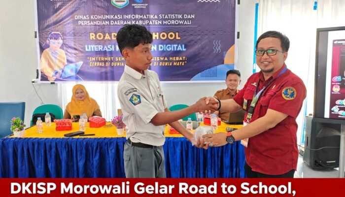 DKISP Morowali Gelar Road to School, Edukasi Siswa tentang Keamanan Digital
