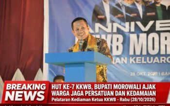 HUT ke-7 KKWB, Bupati Morowali Ajak Warga Jaga Persatuan dan Kedamaian