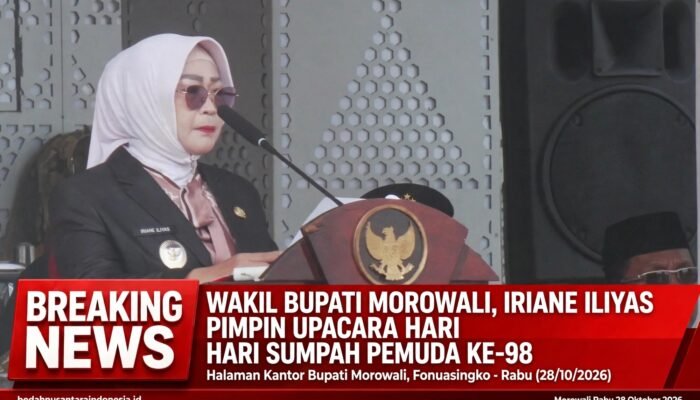 Wakil Bupati Morowali, Iriane Iliyas Pimpin Upacara Hari Sumpah Pemuda ke-98 Tahun