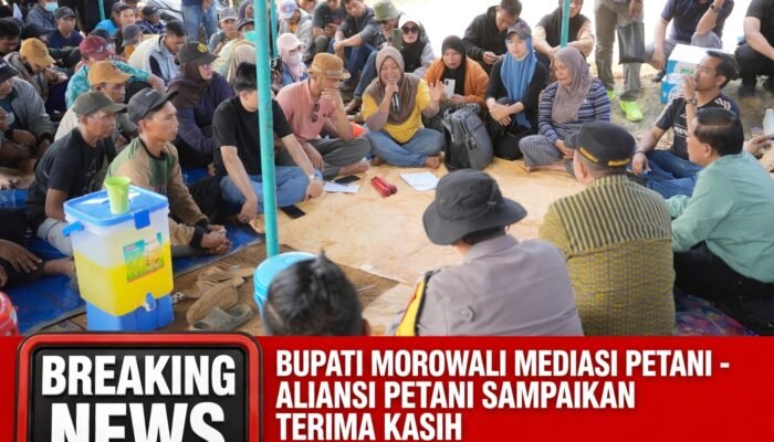 Bupati Morowali Mediasi Petani, Aliansi Petani Sampaikan Terima Kasih