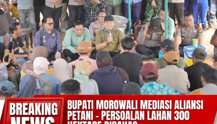 Bupati Morowali Turun Mediasi, Persoalan Lahan Petani dan PT Vale di Bahomotefe Dibahas