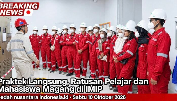 Ratusan Pelajar dan Mahasiswa Magang di IMIP